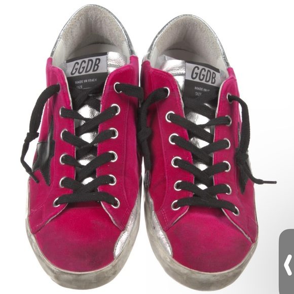 Golden Goose Velvet Superstar Trainers - Picture 2 of 7